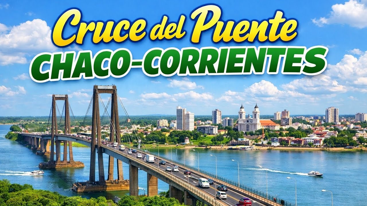 Cruce del puente Chaco - Corrientes. 