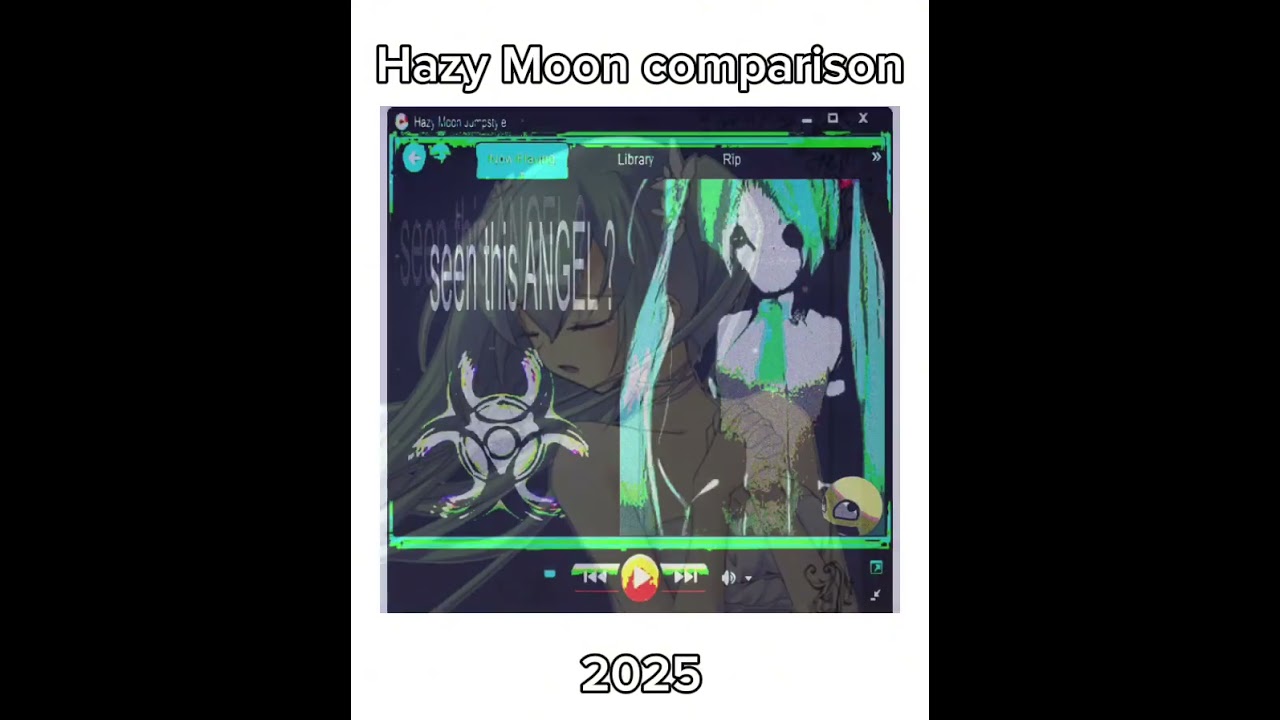 Hazy Moon comparison! #idk #fypp #song #miku #vocaloid