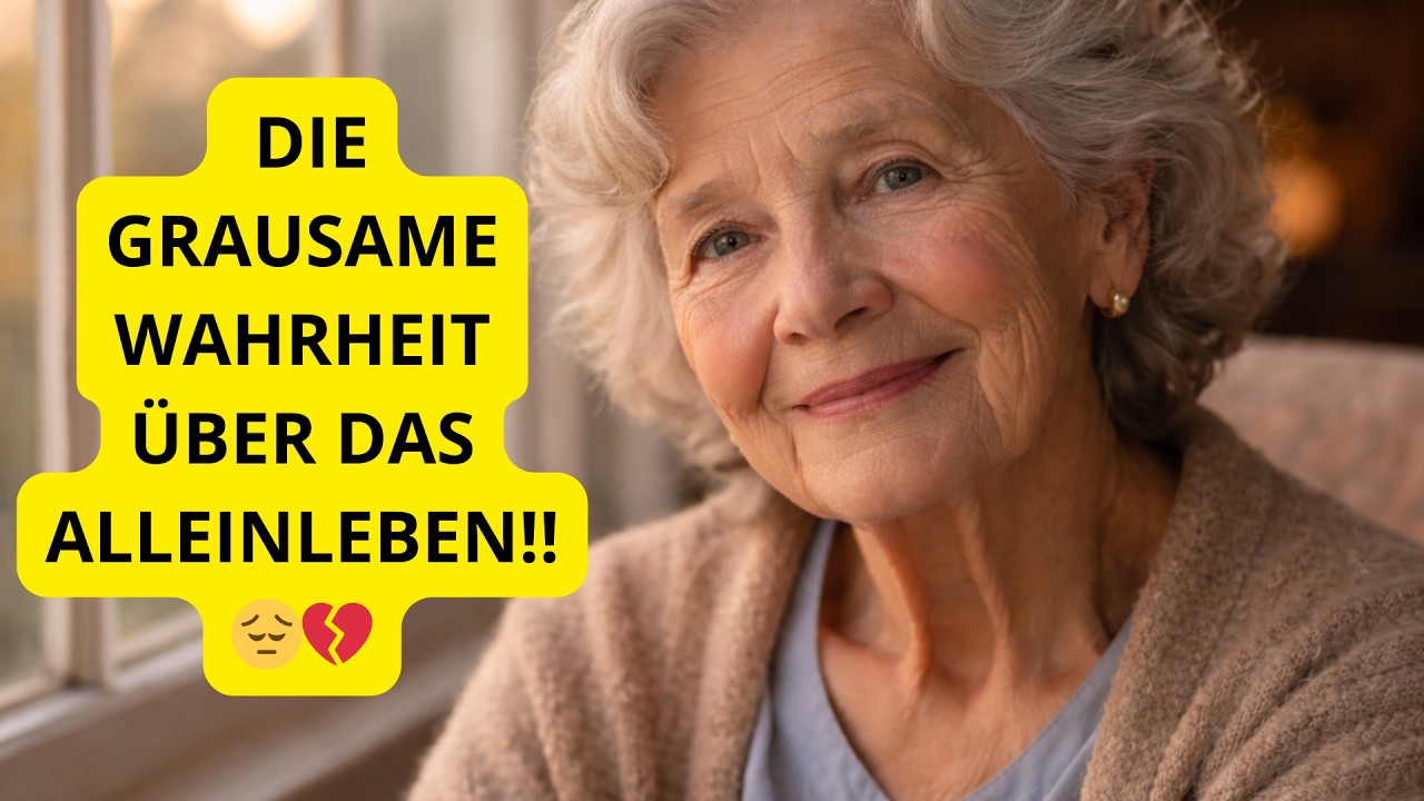 Ich bin 83. Die GRAUSAME WAHRHEIT über das Alleinleben. 3 LEKTIONEN, die ich lernte.