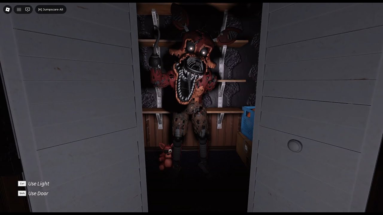 Roblox- FNAF Co-op: FNAF 4 | Night 2 [SOLO]