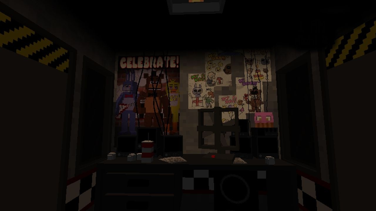 Five Nights at Freddy's 1 video game map in Minecraft