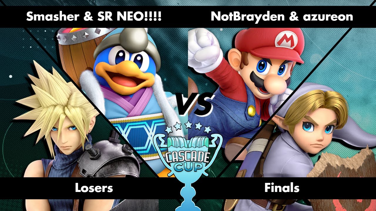 Smasher & SR NEO!!!! vs NotBrayden & azureon - Cascade Cup - Ultimate Doubles - Losers Finals