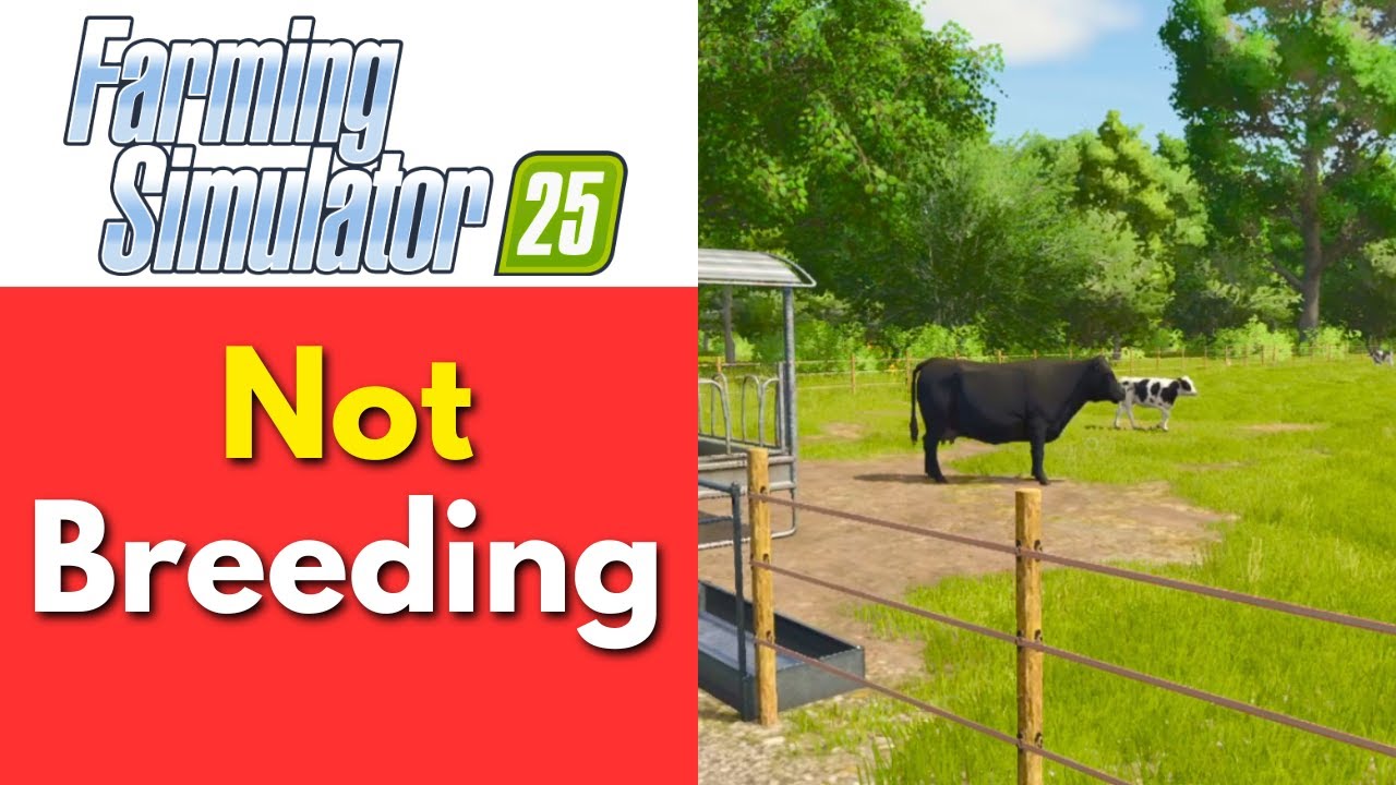 How To Fix Cows Not Breeding in Farming Simulator 25 (FS25)