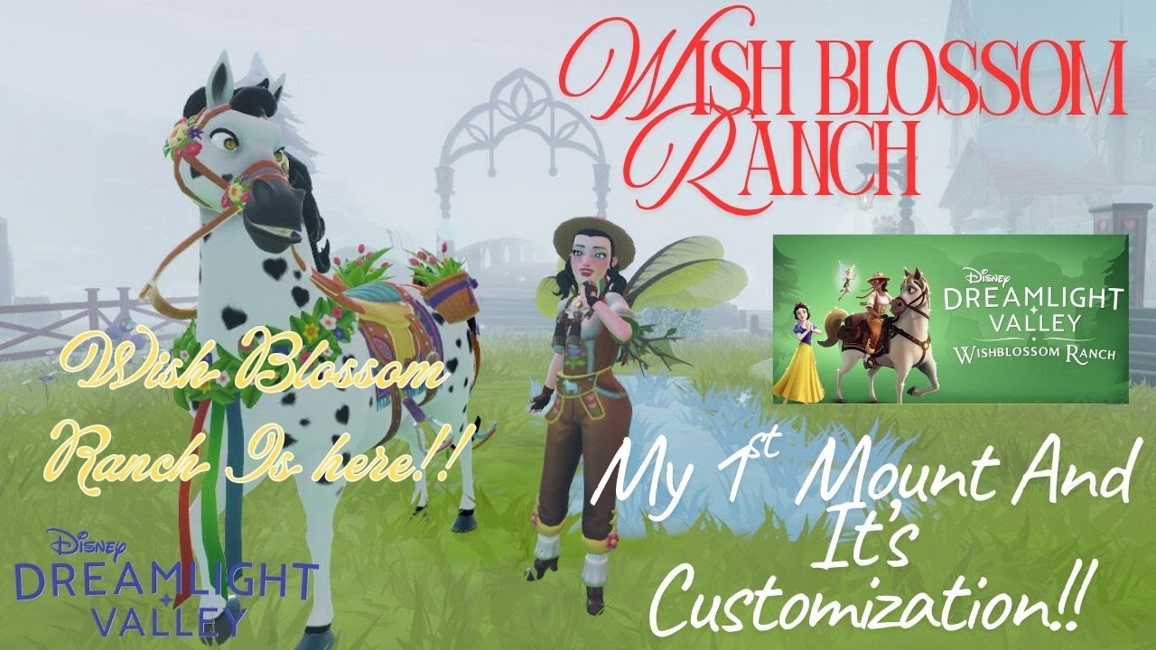 Wish Blossom Ranch DLC Customizing My 1st Horse