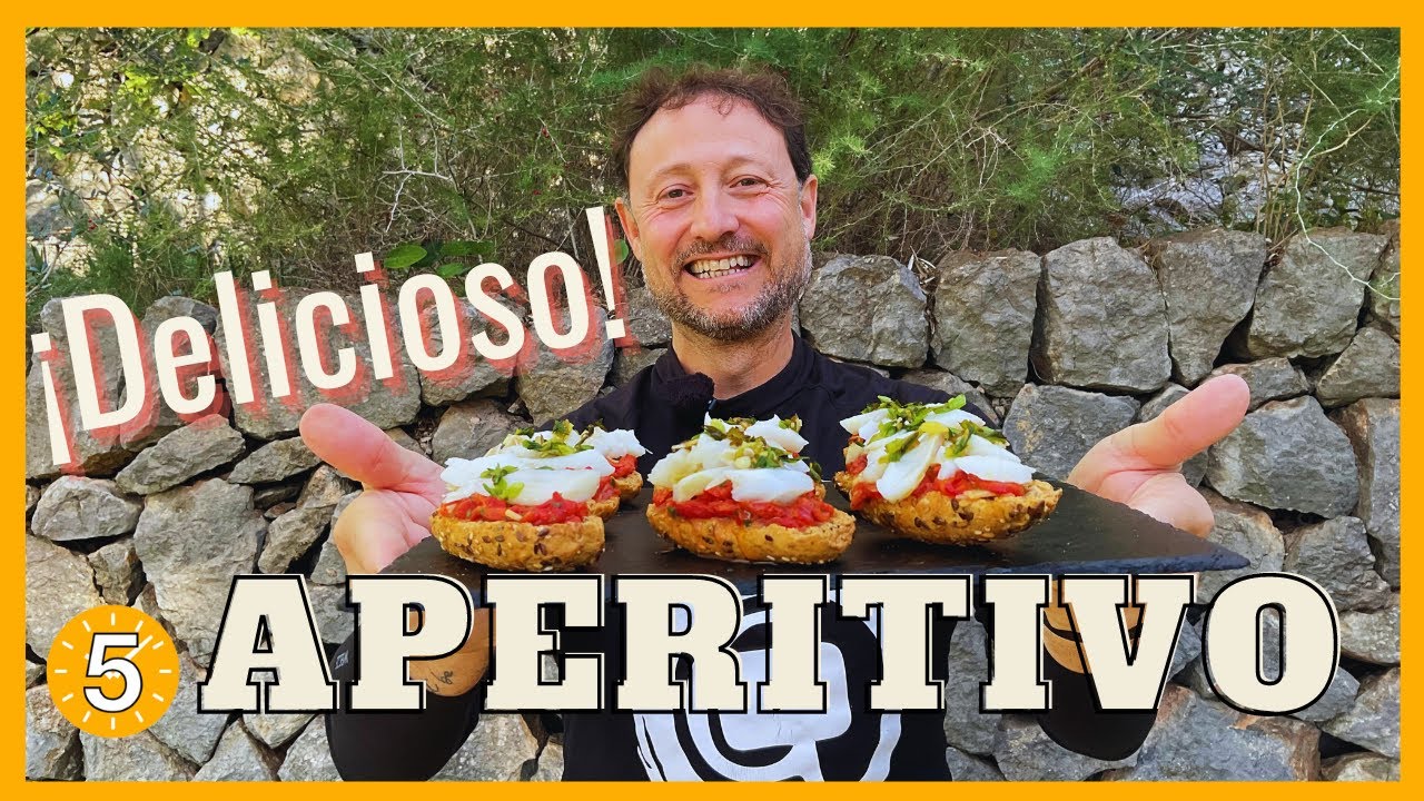 APERITIVO NAVIDEÑO 🎉 Espectacular! (con Bacalao) 😋 - Recetas en 5 Minutos