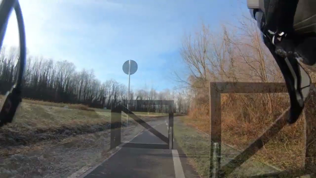 gavirate besozzo ciclabile in bici da gravel