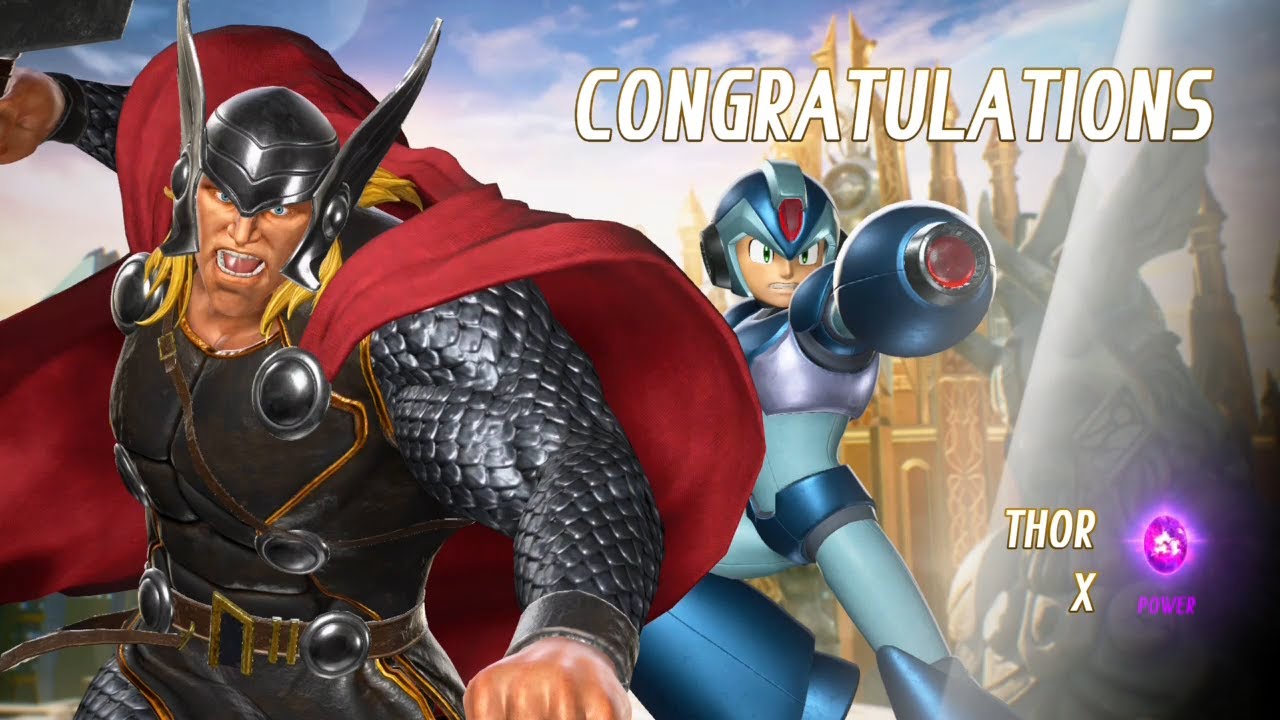 Marvel vs. Capcom: Infinite - Arcade Mode - Very Hard - Thor & Mega Man X