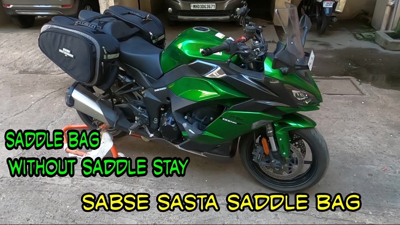 Saddle Bag For Sports Bikes || Biking Brotherhood Saddle Bag || Best Saddle Bag without Saddle Stay
