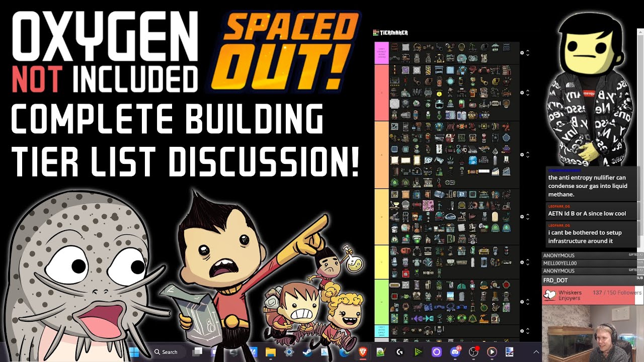 Buildings Tier List Discussion! (ONI: Spaced Out!)