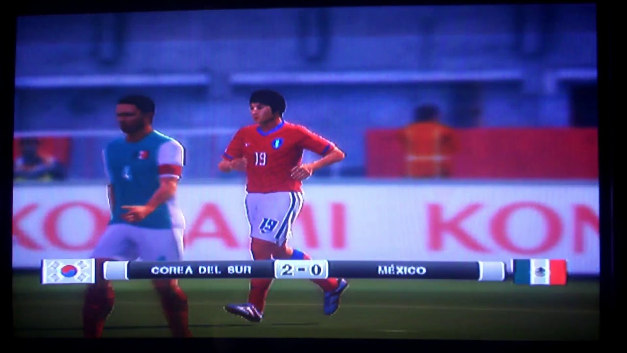 Pro Evolution Soccer 2011 Gameplay 1 (Xbox 360) - South Korea/Mexico