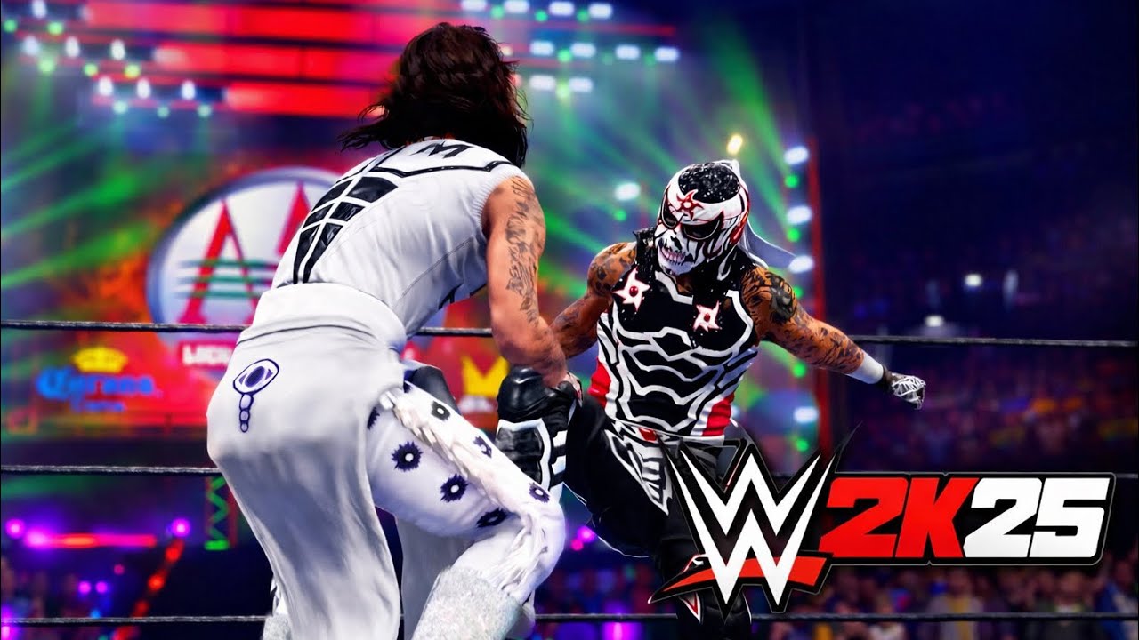 Dominik Mysterio vs Penta | AAA Mega Championship | WWE 2K25