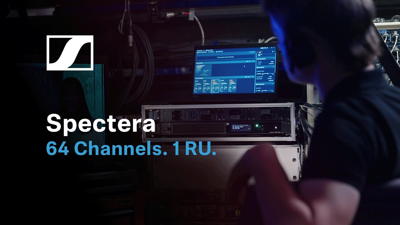 Spectera Base Station: 64 Channels. 1 Rack Unit. Total Power | Sennheiser