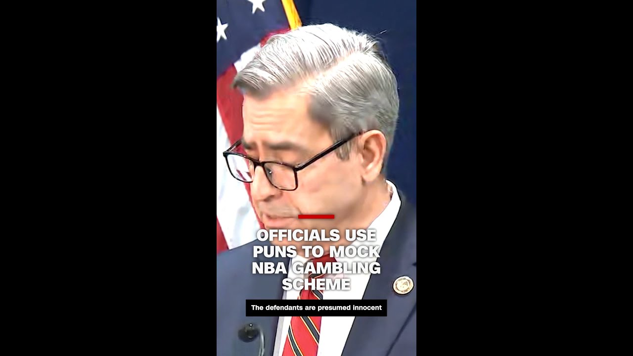 Officials use puns to mock NBA gambling scheme