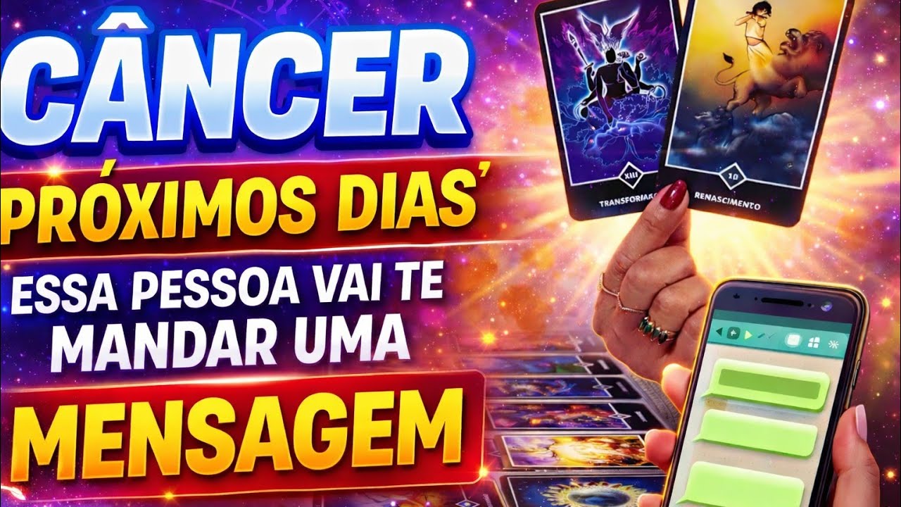 ❤️CÂNCER❤️ JÁ ESTÁ CONTANDO AS HORAS PARA TE ENVIAR MENSAGEM.