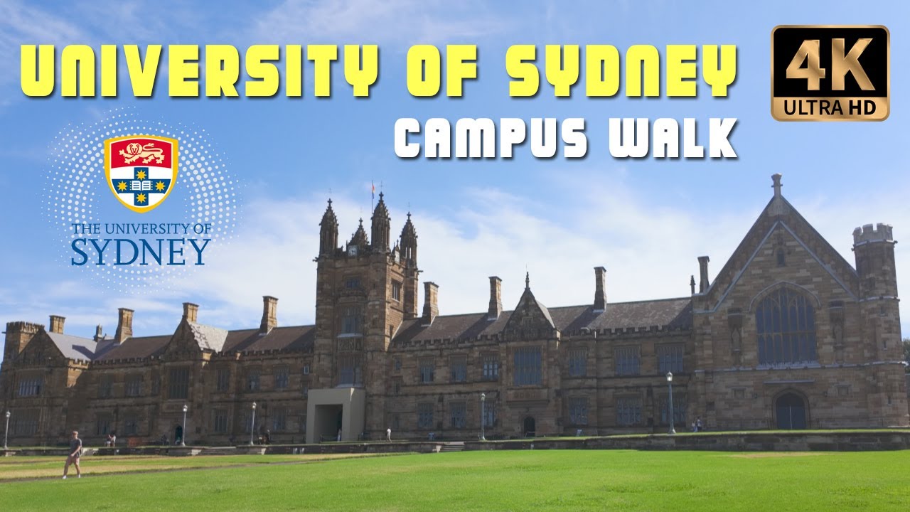 University of Sydney Walking Tour, Camperdown Campus, Sydney - Summer 2025 - [4K HDR] With Captions