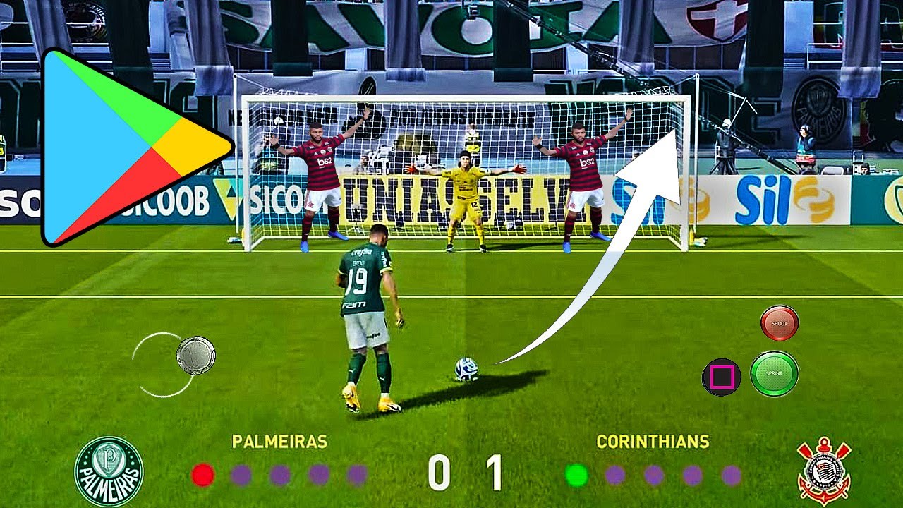 ESSES SÃO OS 10 MELHORES JOGOS DE FUTEBOL DA PLAYSTORE Para Seu Celular