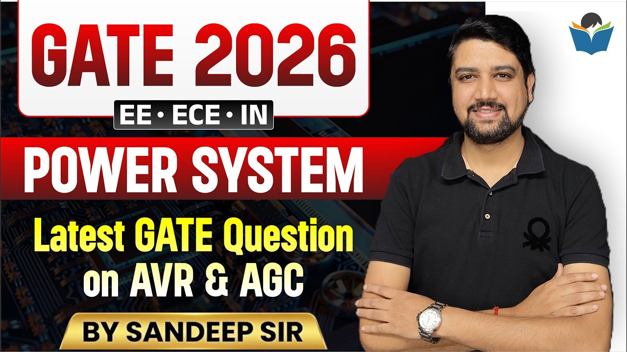 Latest GATE Question on AVR & AGC | Power System | GATE 2026 | Sandeep Sir | Gcentrick