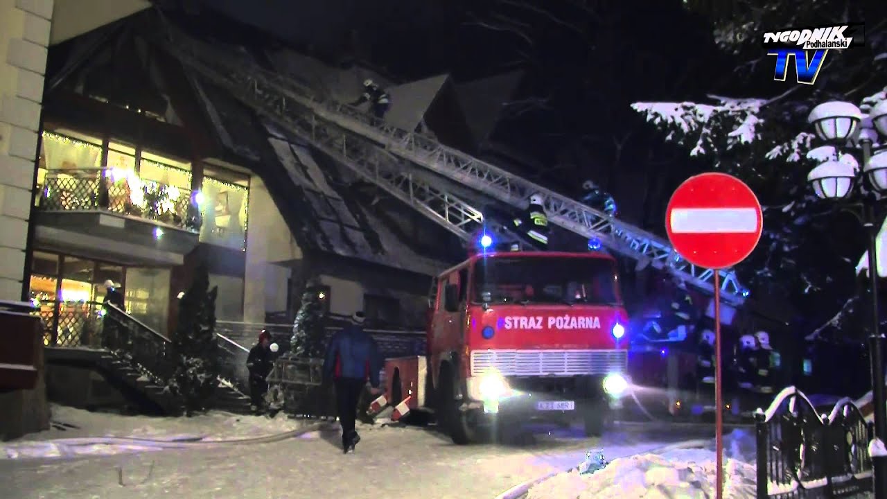 Pożar hotelu Belvedere Zakopane