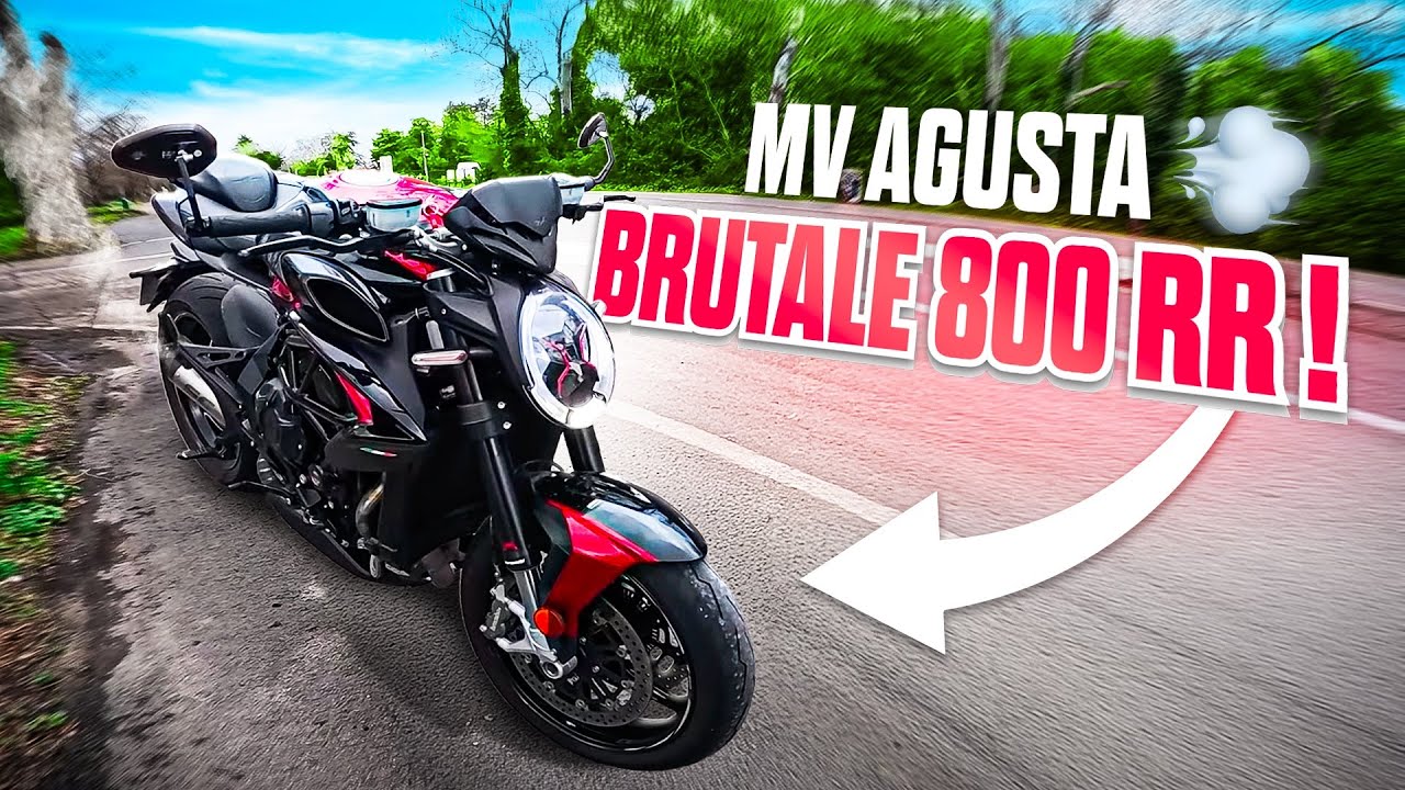 TEST DE LA MV AGUSTA BRUTALE 800 RR !🤯🚀