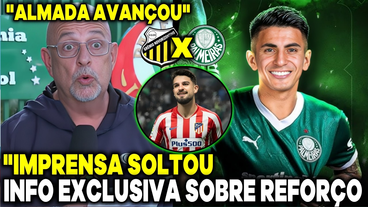 😱AVANÇOU POR REFORÇO! THIAGO ALMADA PERTO DO PALMEIRAS 