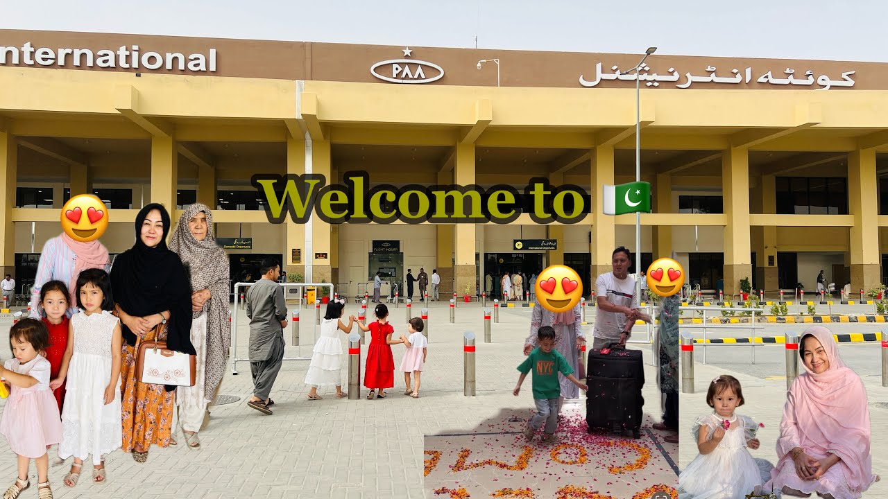 My mother inlaw was very happy ❤️raftim da airport az pasi musafira 💁‍♀️👍#familyvlog 