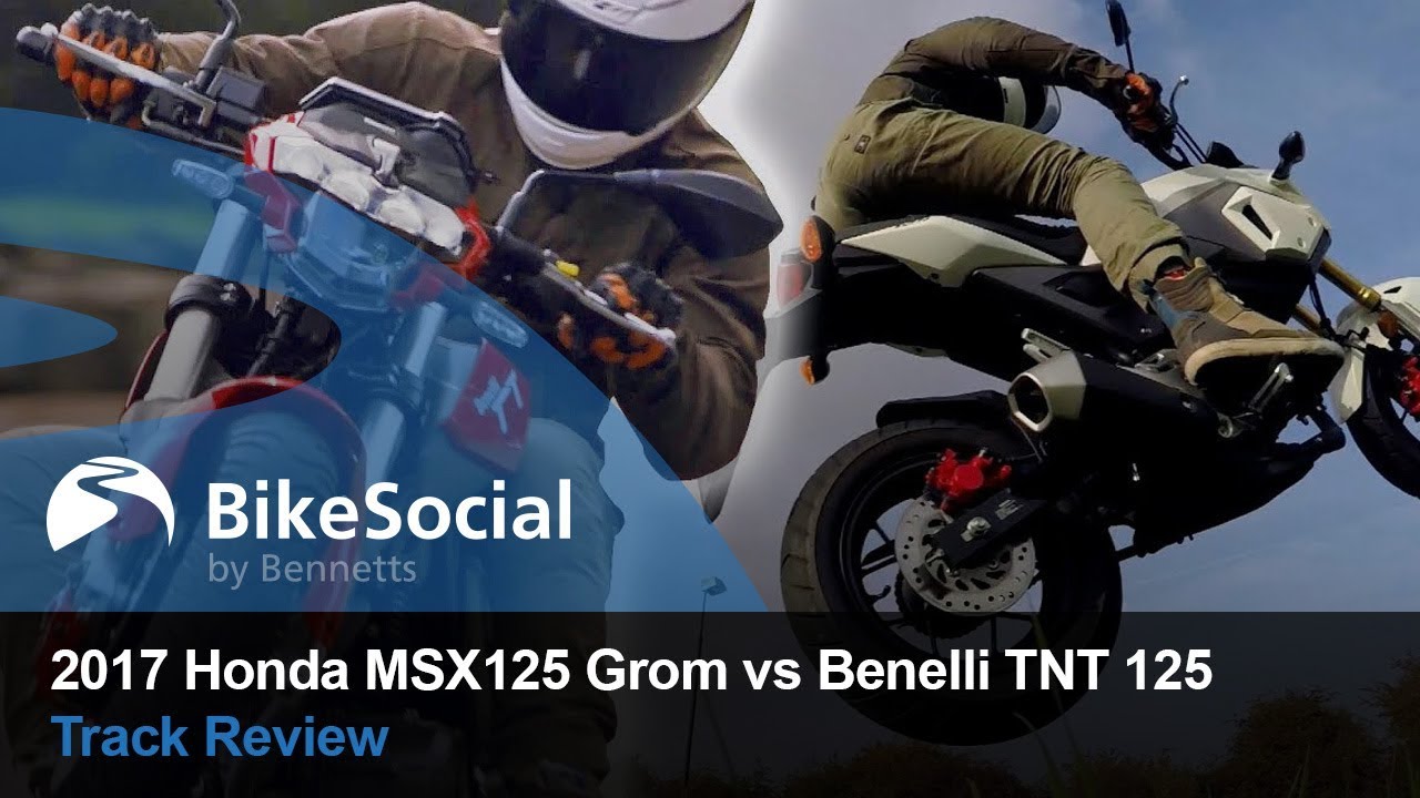 2017 Honda MSX125 Grom vs Benelli TNT 125 - Review