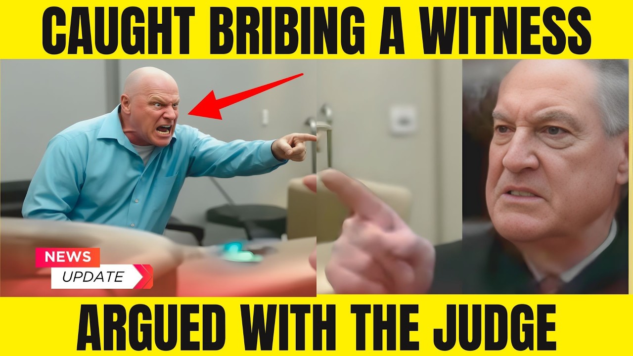 Caught Bribing a Witness — Arguing With the Judge Was a Huge Mistake #judge #courtcase #courtdrama