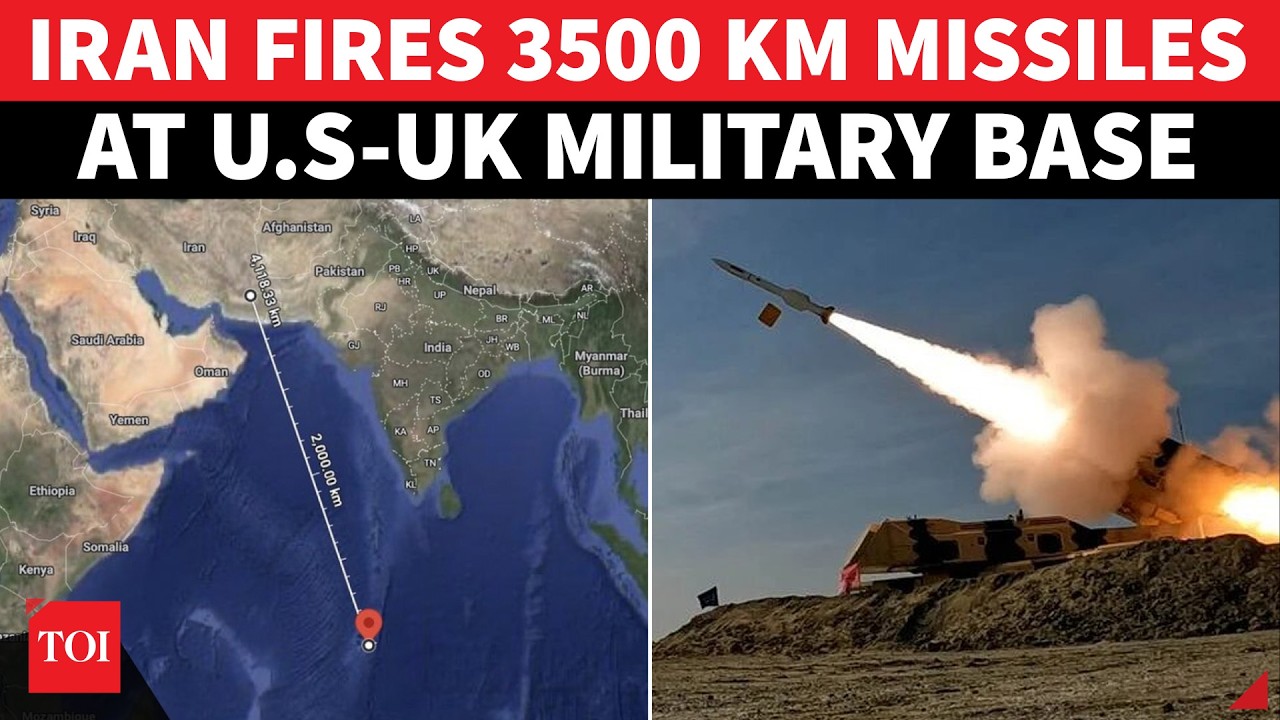 Iran UNLEASHES FIRST Long-Range Missile Attack On US-UK Military Base | &lsquo;4000 KM Strike Hits&hellip;&rsquo;