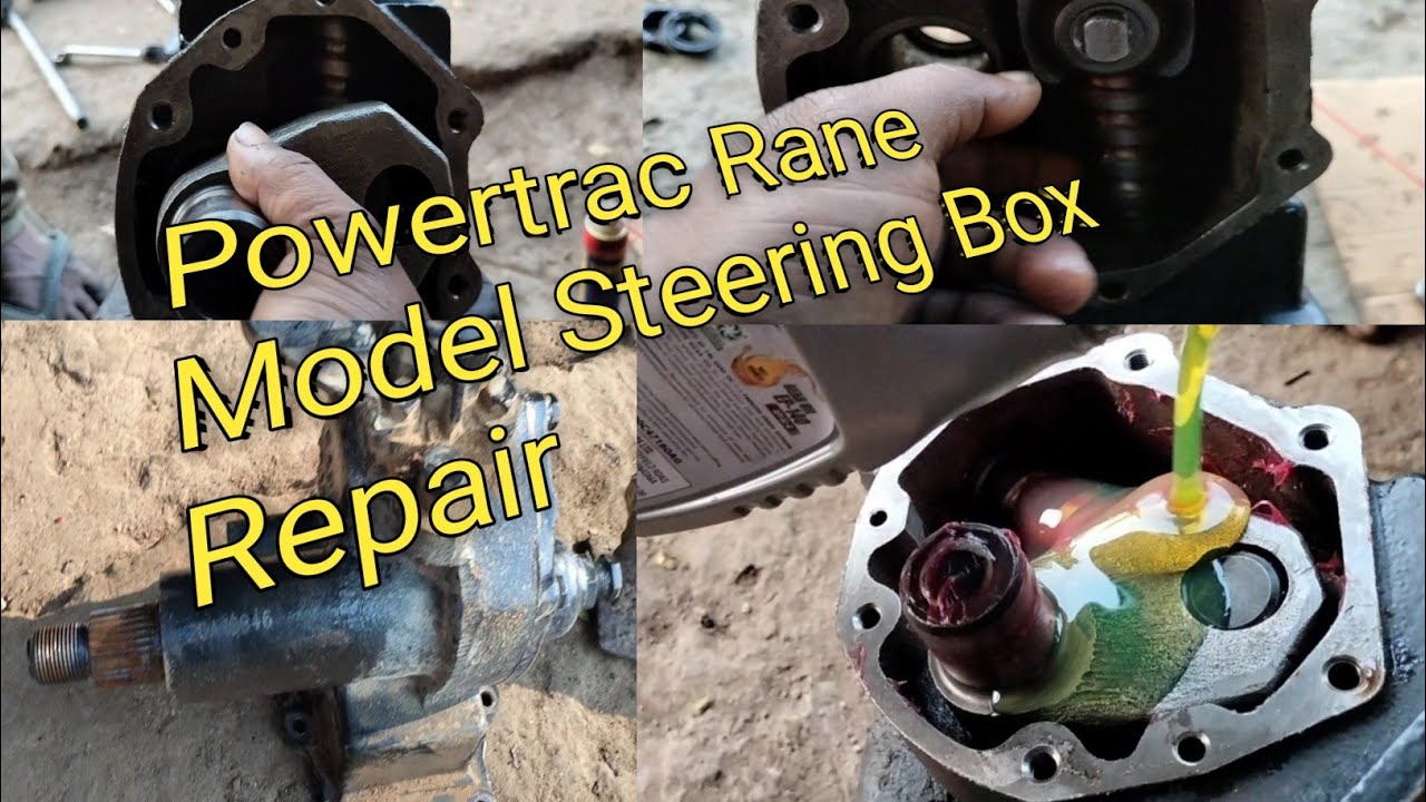 How To Repair Powertrac Euro 50 Steering Box||Tractor Ka Rane Model Steering Box Keice Repair Kare👍🚜