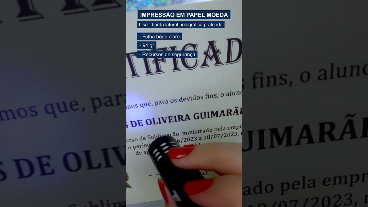 #papelmoeda #certificado Conheça o papel moeda da R2 Imports! #papelmoeda #certificado