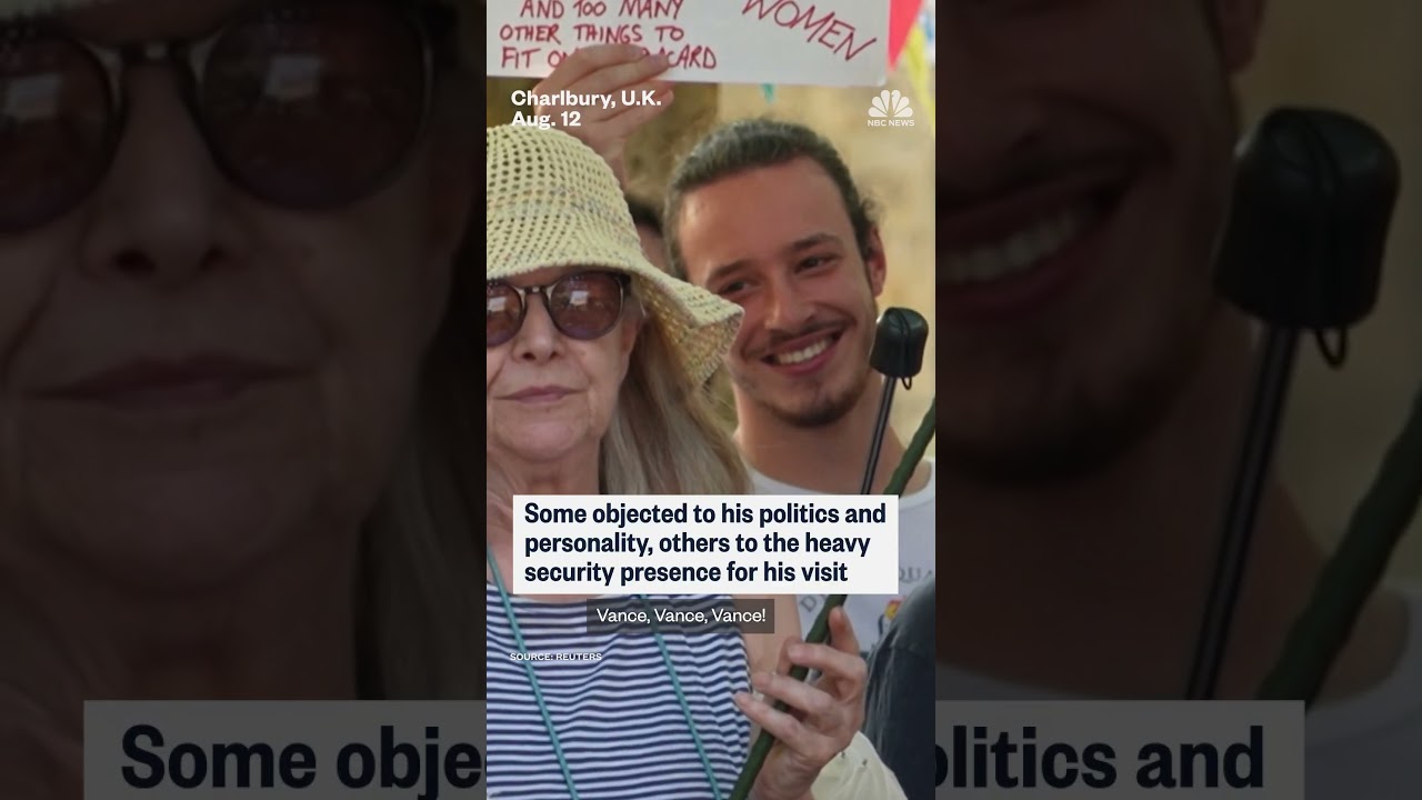 Residents of quiet English town protests against JD Vance's vacation in the area