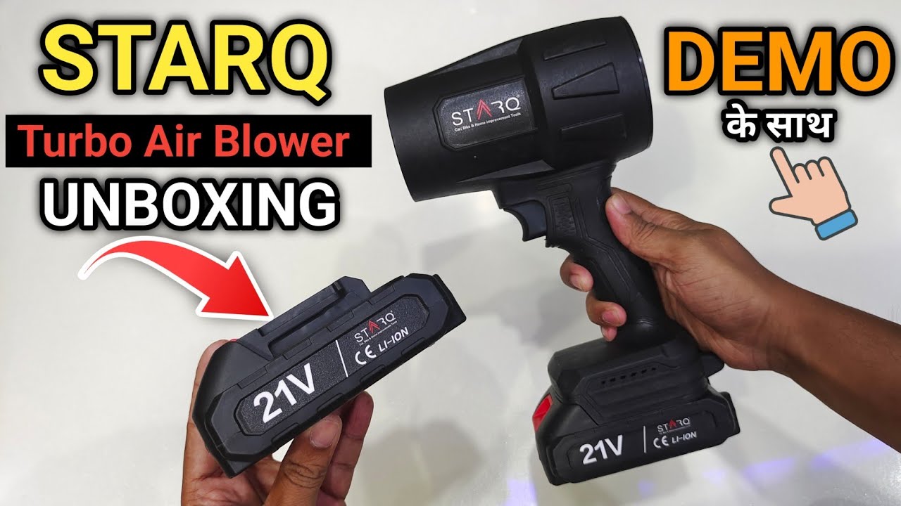 STARQ Cordless Turbo Air Blower | Unboxing & Demo | Best Cordless Air Blower