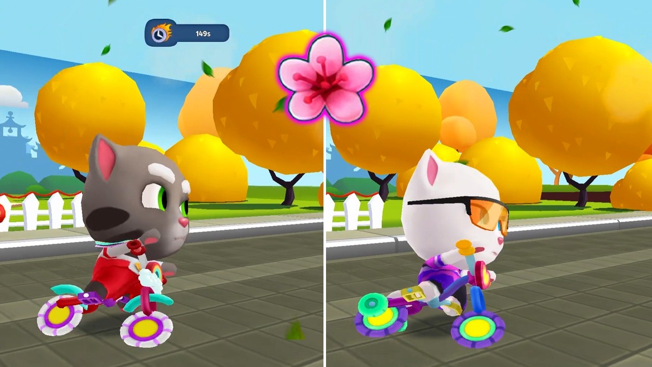 Talking Tom Gold Run New Event 2026 🚲🛹 Champion Tom vs Cyclist Angela vs Roy