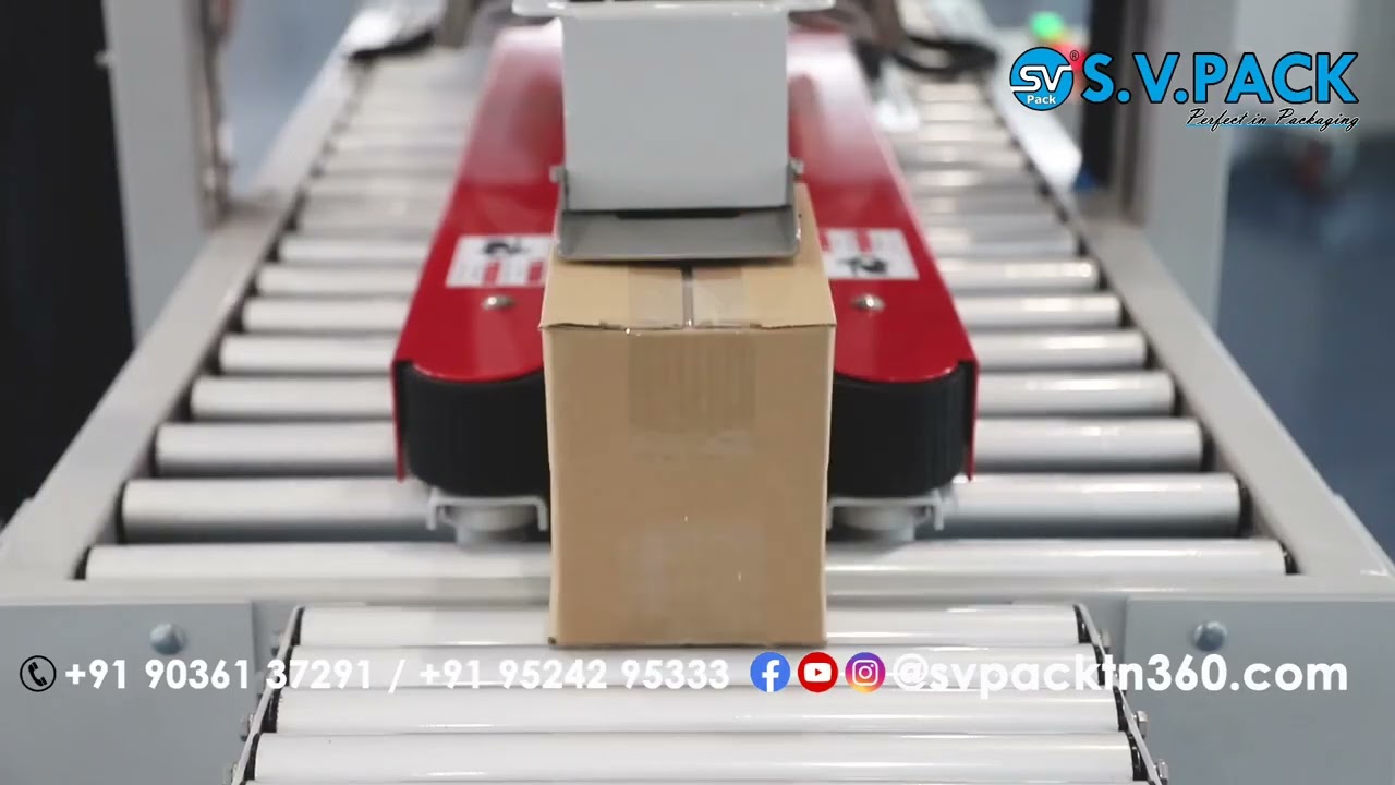 Automatic Flap Folding Carton Sealer | Carton Taping Machine