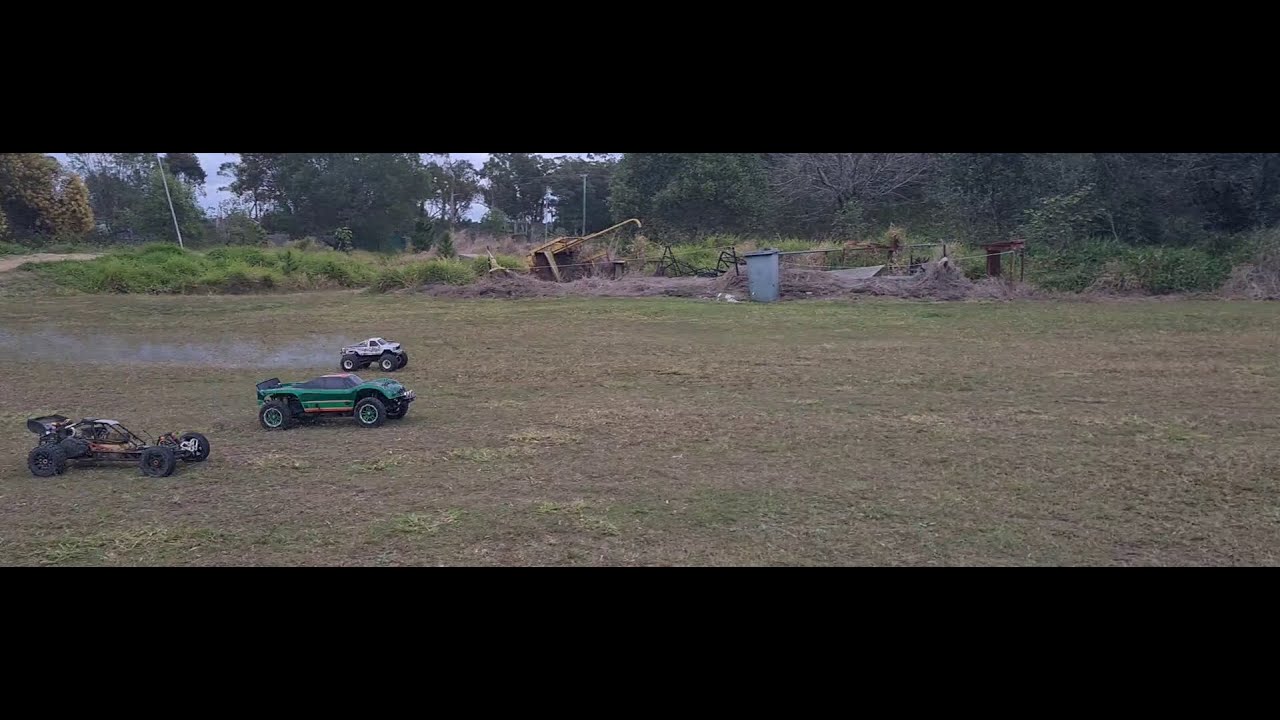 HPI Baja SS, Kyosho USA 1 and King Motor T2000 Desert Truck.