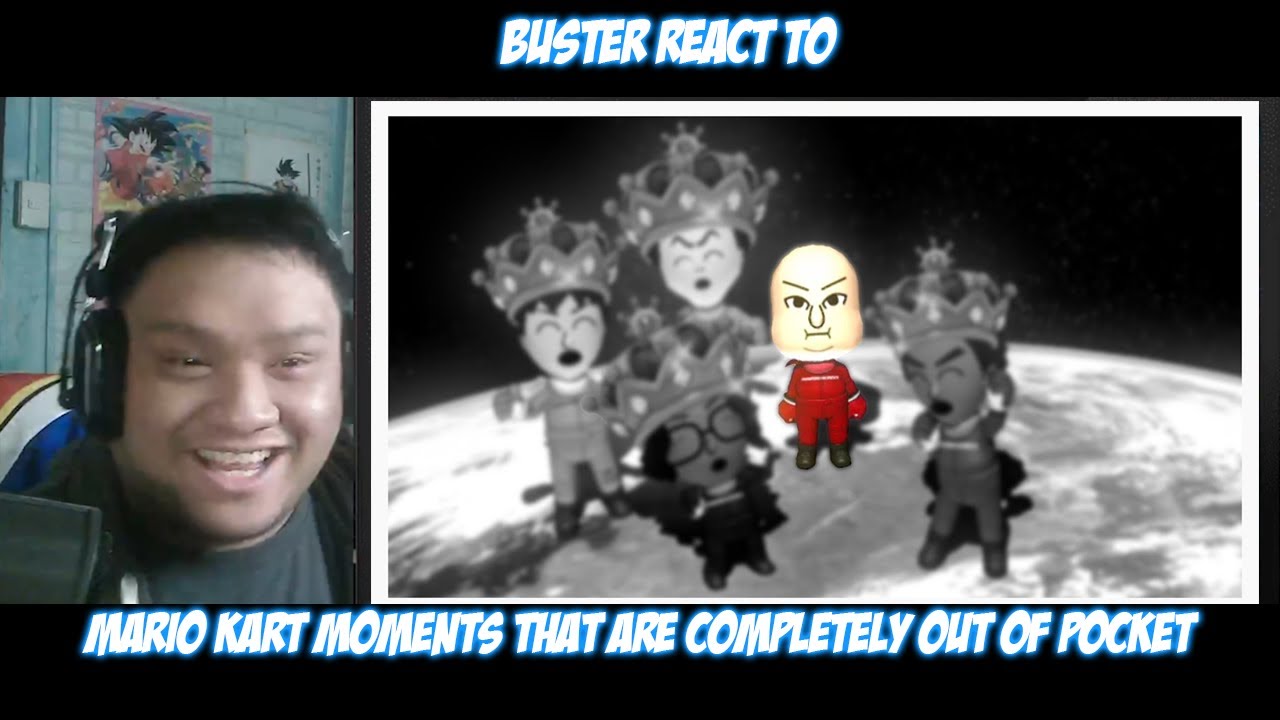 Buster Reaction to @SMii7Y | Mario Kart Moments that are completely out of pocket