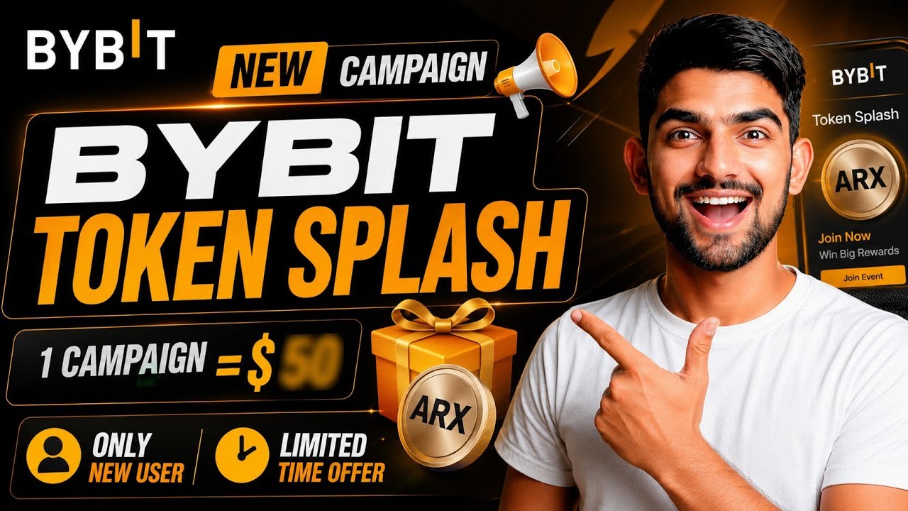 Bybit Token Splash New Campaign 🔥 | Big Rewards for New Users