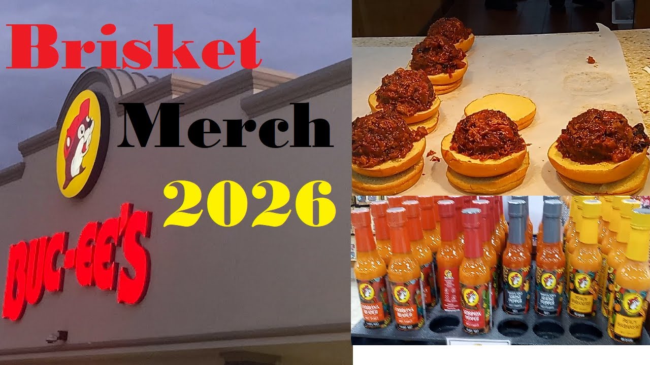 Buc-ee's The World's Best Gas Station Snacks Hot Sauce Brisket Sandwiches Jeep and Ford Merch