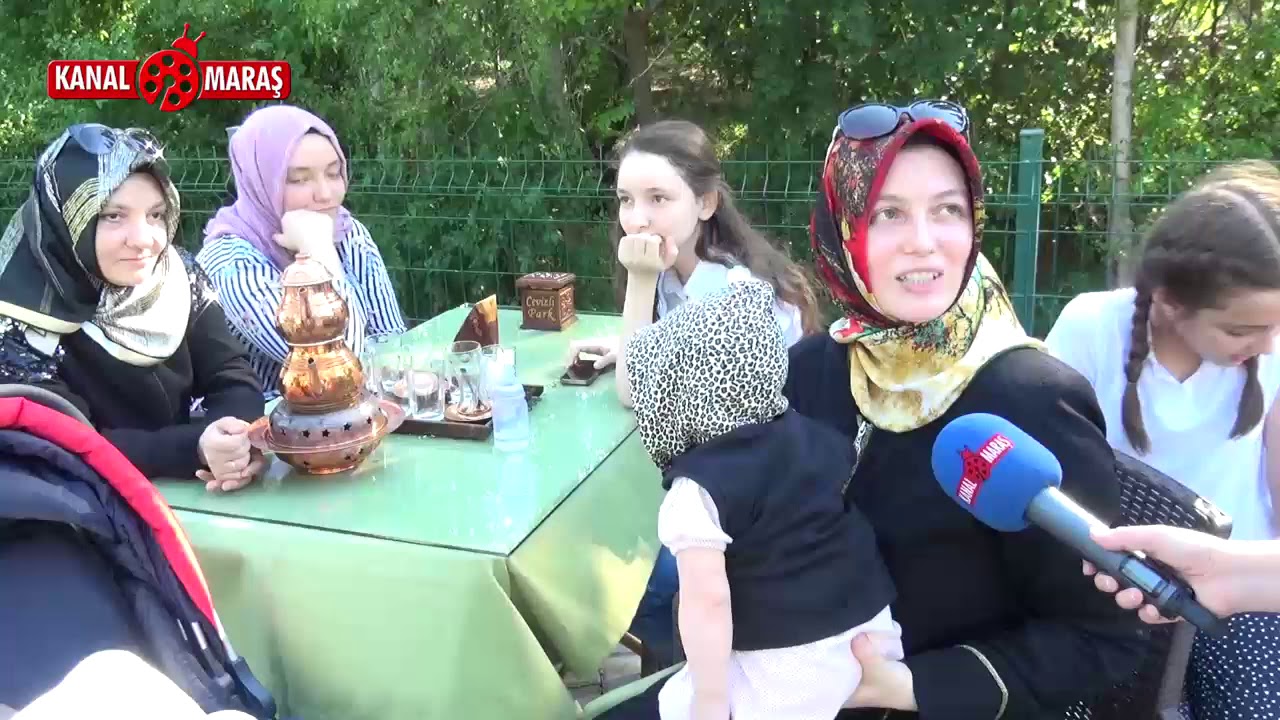 Dulkadiroğlu'nun Cevizli Park Çay Bahçesi Kanal Maraş kameralarına böyle yansıdı