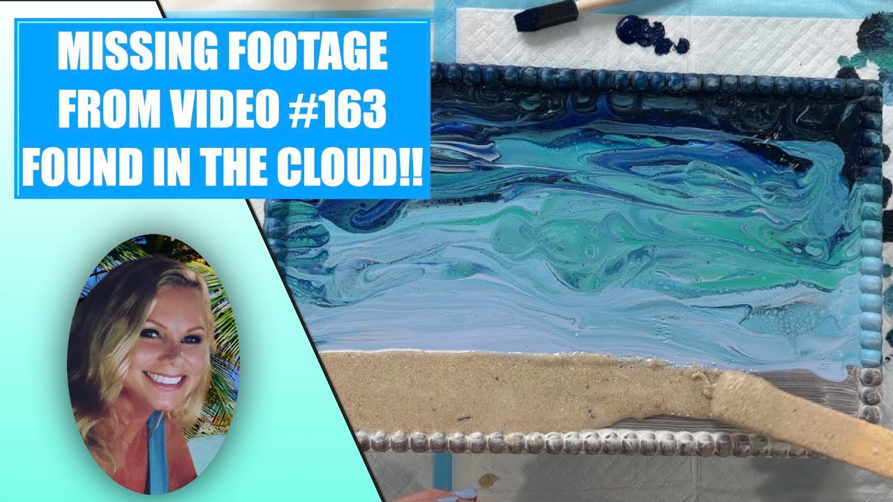 (164) FULL VERSION OCEAN RESIN TRAY WITH MISSING FOOTAGE