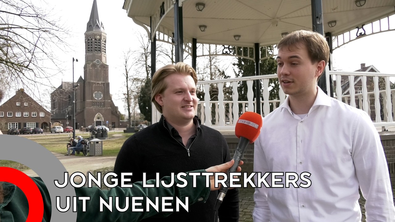 Twee jonge lijsttrekkers uit Nuenen: 'Het is mooi om iets te kunnen betekenen'