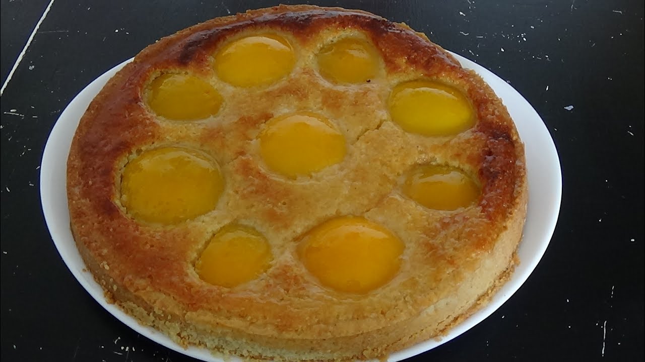 Tarte Pêche Amandine