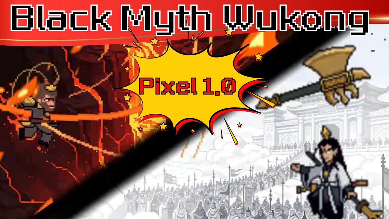 Black Myth Wukong Pixel 1.0 - Ăn hành cùng Dương Tiễn mùng 1 Tết  #game