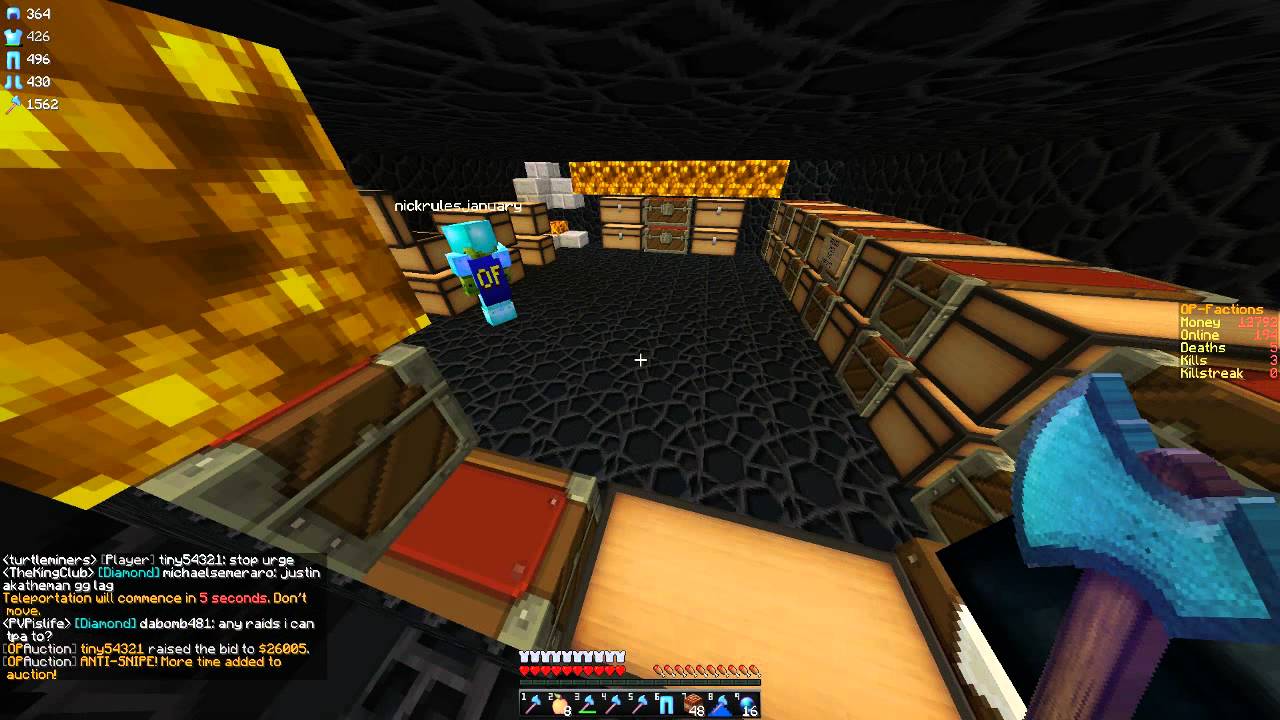 OP-FACTIONS |  PRO ENDERPEARLING OP RAID #2
