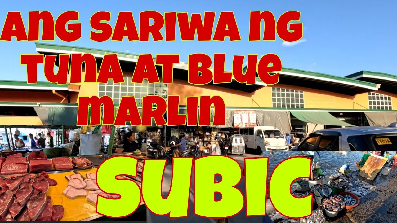 Subic Public Market Adventure | Magkano ang Tuna at blue marlin? | Fresh seafoods all the way