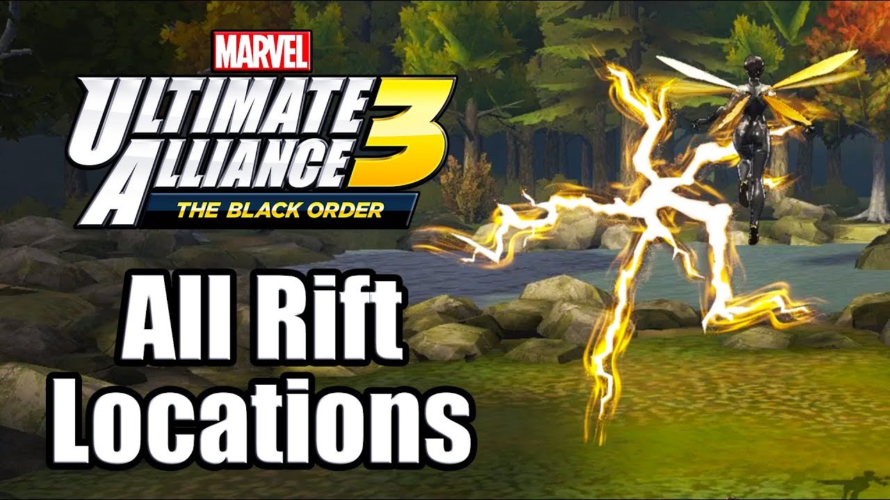 Marvel Ultimate Alliance 3: The Black Order - All Infinity Trials Rift Locations Guide