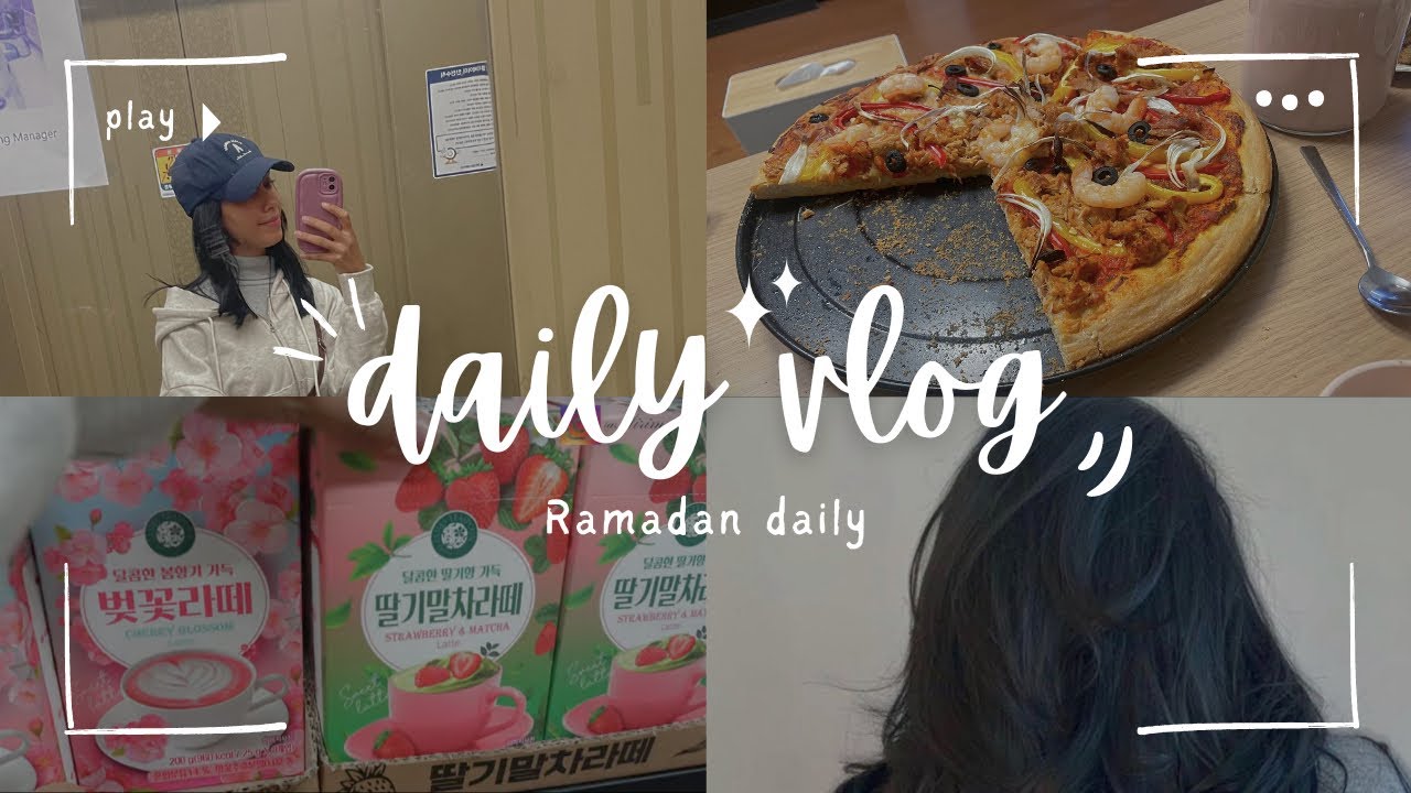 Ramadan vlog🎀 shopping 🛒 making pizza 🍕 home alone diaries 💕 my hair oil recipe 🧴