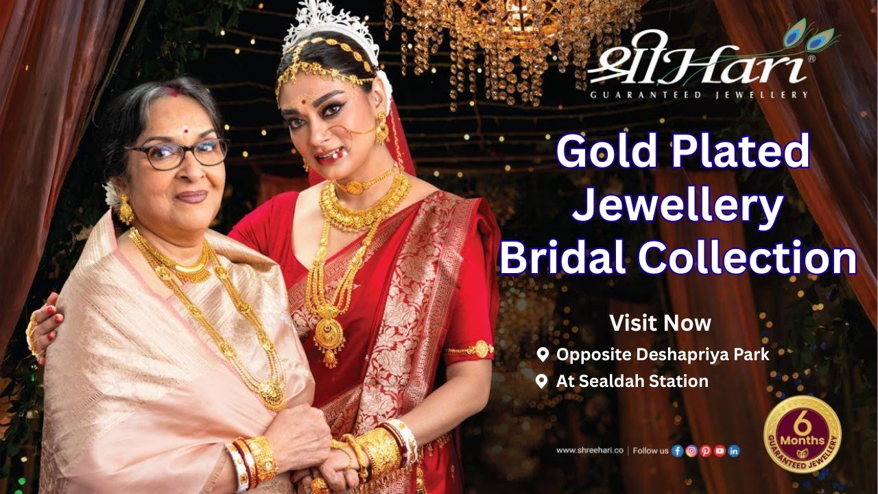✨ Gold Plated Bridal Jewellery Collection from Shreehari | Bridal Look That Steals Every Heart 💍💛