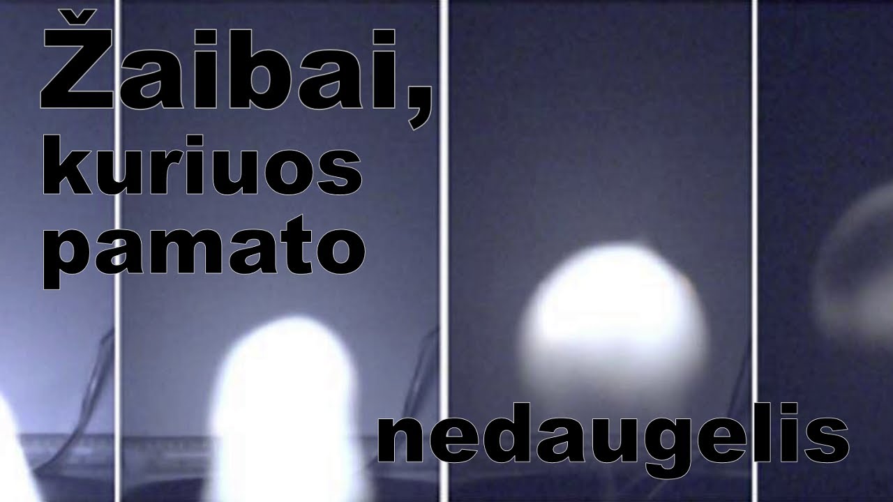 Žaibai, kuriuos pamato nedaugelis