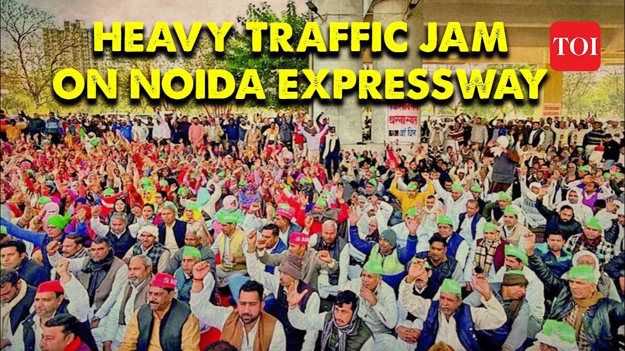 Heavy traffic jam as Noida-Delhi border sealed due to farmer protest. Check out advisory, routes